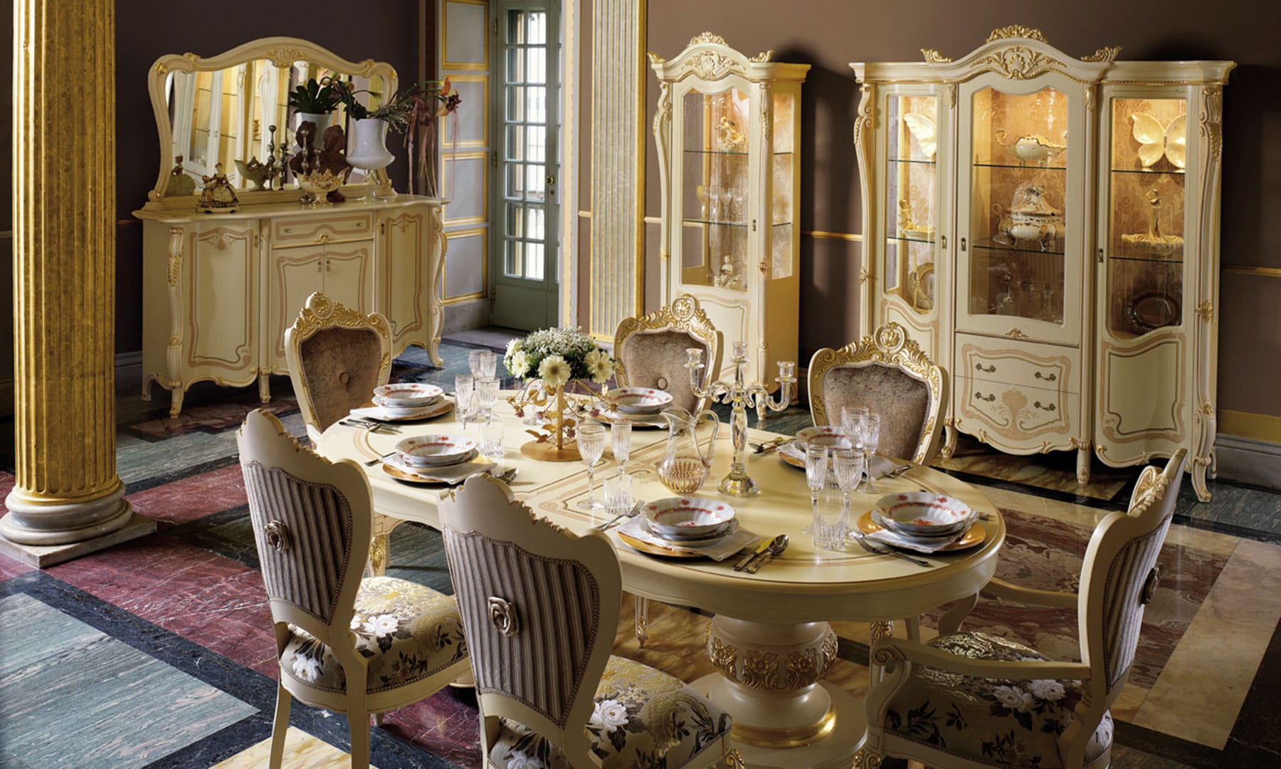 Luxury Italian Dining Room Sets Mobilpiù Luxury